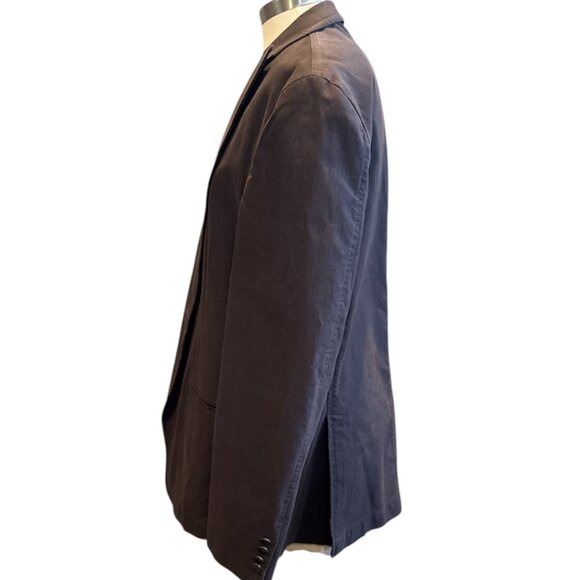 Kroon Chocolate Brown Faded Stripe Vintage Blazer - Picture 2 of 12